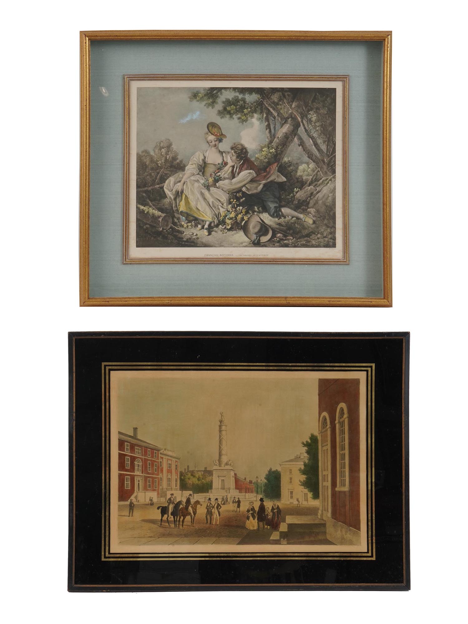 PAIR OF HAND COLORED LITHOGRAPHS AFTER ARTISTS PIC-0